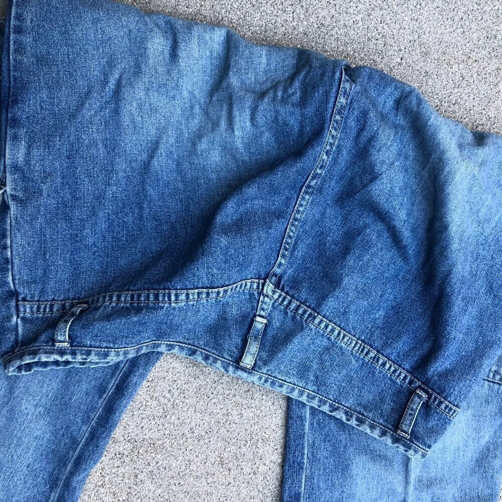 VTG 90s XHILARATION Straight Leg Jeans Women's 13 Loose Retro Fit Denim Blue - Picture 3 of 11